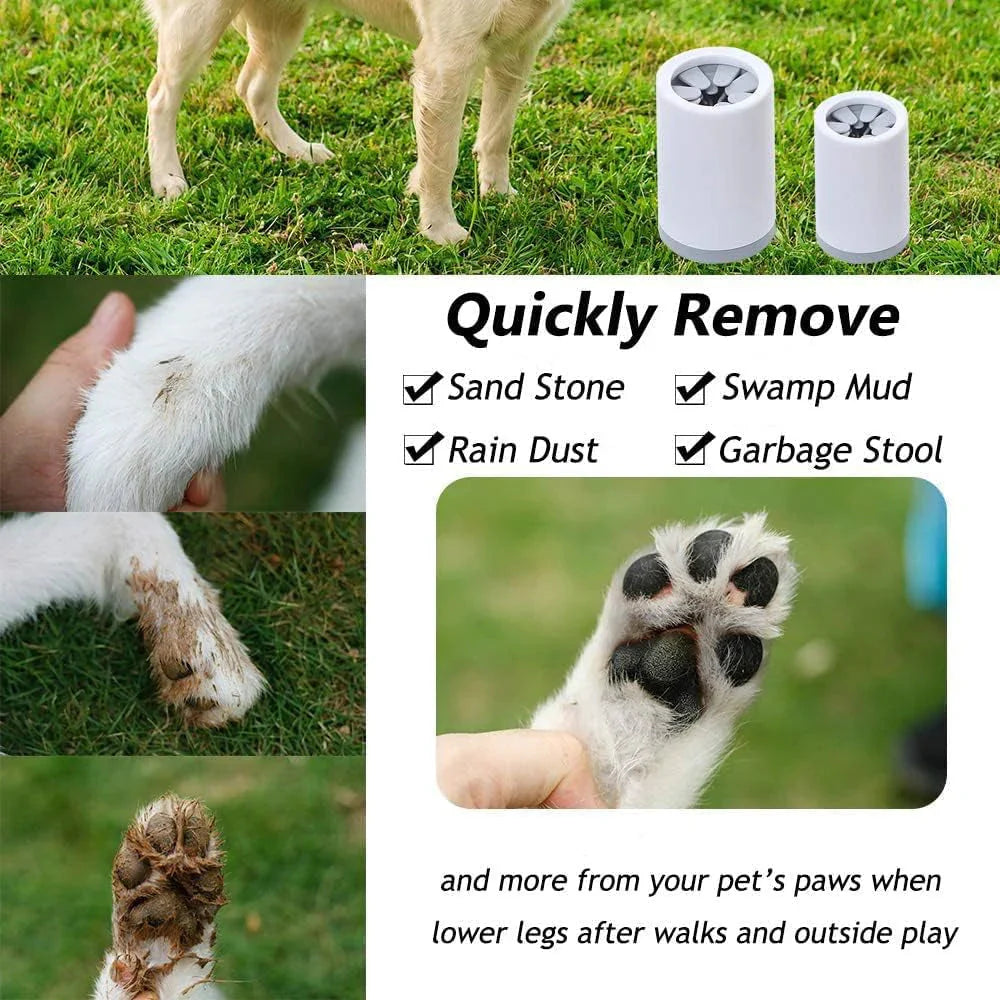Dog Paw Cleaner Portable Mud & Dirt Paw Washer for Dogs