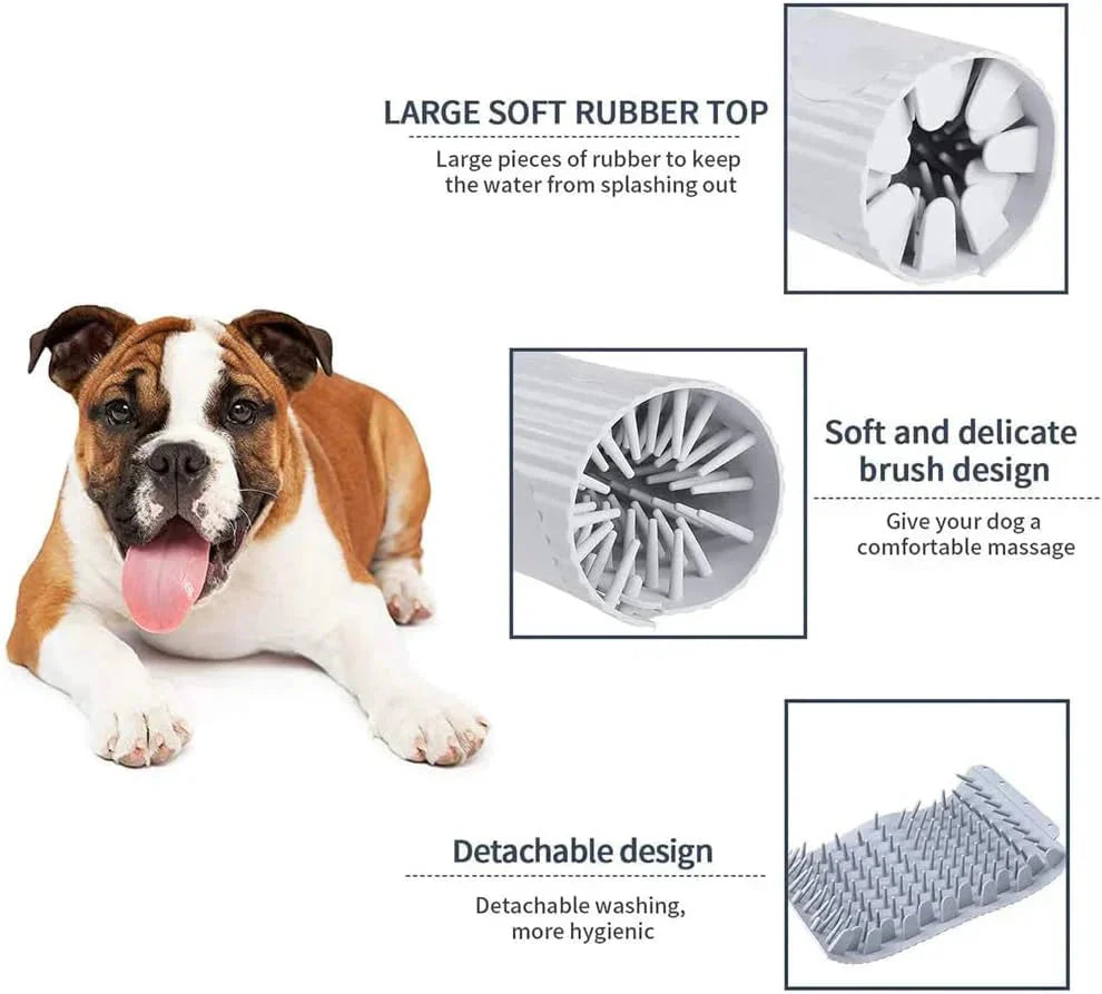 Dog Paw Cleaner  Portable Mud & Dirt Paw Washer for Dogs